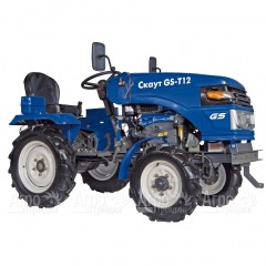 Многофункциональный минитрактор Garden Scout (Скаут) T-12DIF + фреза + двухкорпусный плуг в Волгограде