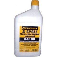 Масло моторное Champion SAE 30 1 л для 4-х тактных двигателей в Волгограде