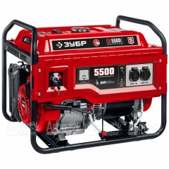 Бензогенератор Зубр СБ-5500Е 5.5 кВт с электростартером в Волгограде