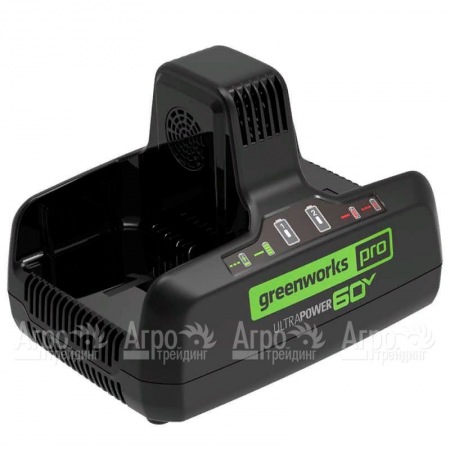 Быстрое зарядное устройство G60DC10 для двух аккумуляторов для аккумуляторной техники GreenWorks 60V  в Волгограде