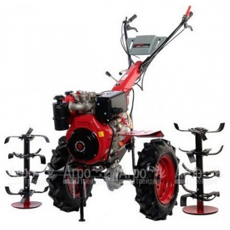 Дизельный мотоблок Weima WM1100ВЕ-6 с двигателем WM186FBE 9.0 л.с., с колесами 5.00-12 (Фрезы в комплекте!)  в Волгограде