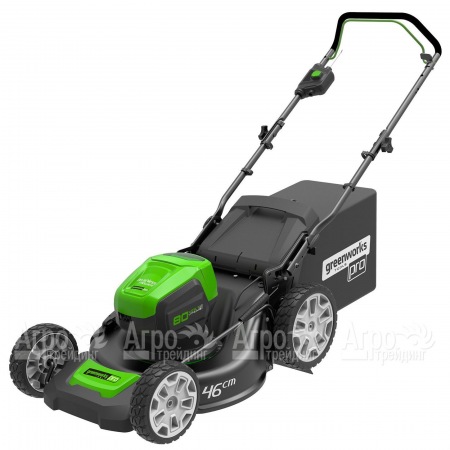 Газонокосилка аккумуляторная GreenWorks GD80LM46 (без аккумулятора и зарядного устройства)  в Волгограде