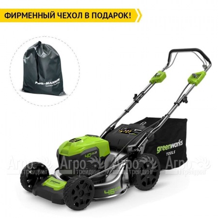 Газонокосилка аккумуляторная GreenWorks GD40LM46SP  в Волгограде