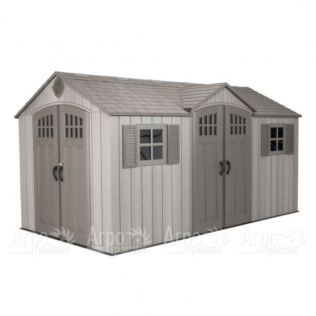 Пластиковый сарай LifeTime WoodLook 15х8 в Волгограде