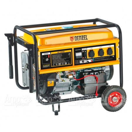 Бензогенератор Denzel GE 7900E 6 кВт  в Волгограде
