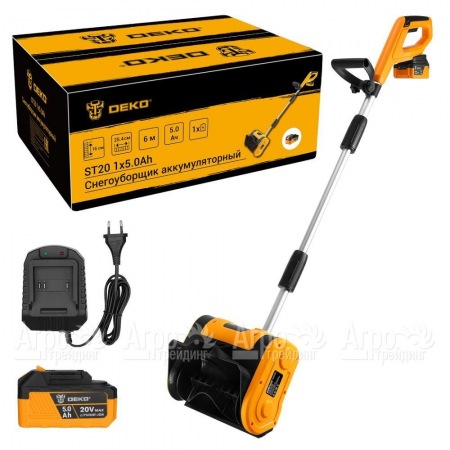 Снегоуборщик аккумуляторный DEKO ST20 1х5 Ач в Волгограде