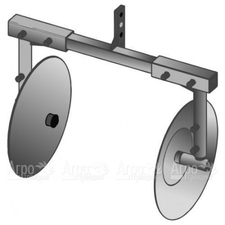 Окучник дисковый раздвижной без сцепки для мотоблоков Целина ТИП.2  в Волгограде