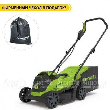Газонокосилка аккумуляторная GreenWorks GD24LM33K4 в Волгограде