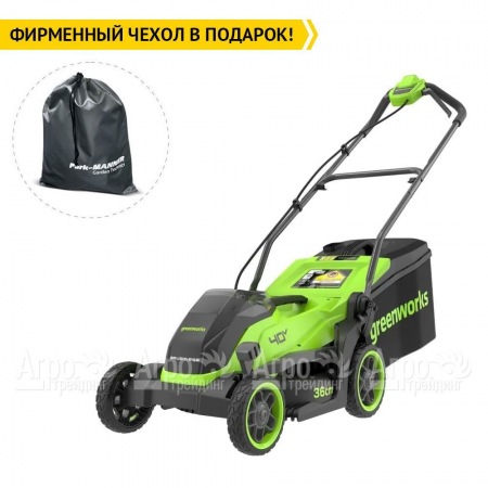 Газонокосилка аккумуляторная GreenWorks GD40LM361 4 Ач в Волгограде