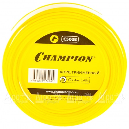 Корд триммерный Champion Star 2.4мм, 40м (звезда)  в Волгограде