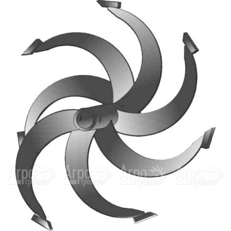 Фрезы ТИП.2.7-ми зубые для мотоблоков Целина  в Волгограде