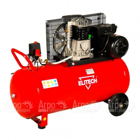 Компрессор поршневой масляный Elitech КР 100/AB515/3Т  в Волгограде