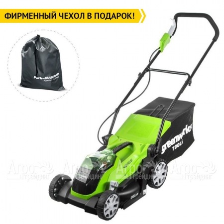 Газонокосилка аккумуляторная GreenWorks G-Max G40LM35K2 40V 35 см в Волгограде
