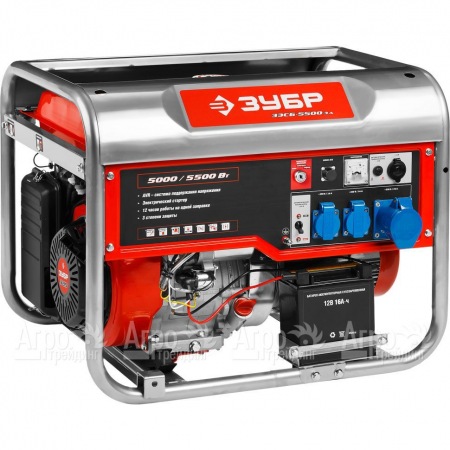Бензогенератор Зубр ЗЭСБ-5500-ЭА 5.5 кВт с автозапуском  в Волгограде