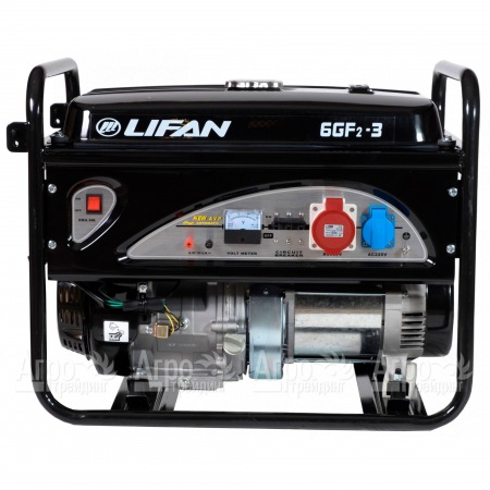 Бензогенератор Lifan 6 GF2-3 6 кВт  в Волгограде