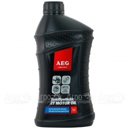 Масло AEG Semi Synthetic 2T Motor Oil API TC 1 л для 2-х тактных двигателей в Волгограде