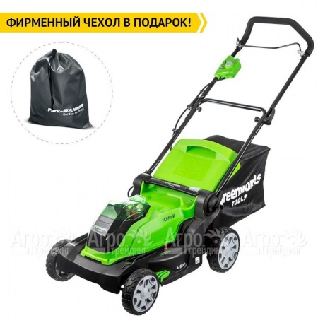 Газонокосилка аккумуляторная GreenWorks G40LM41K3 в Волгограде