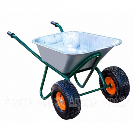 Тачка строительная двухколесная 100-00 VicArt Скорпион c колесами PU 38х8 см  в Волгограде