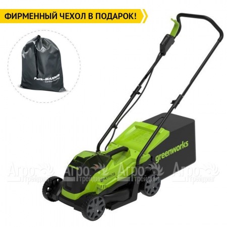 Газонокосилка аккумуляторная GreenWorks GD24LM33K2 в Волгограде