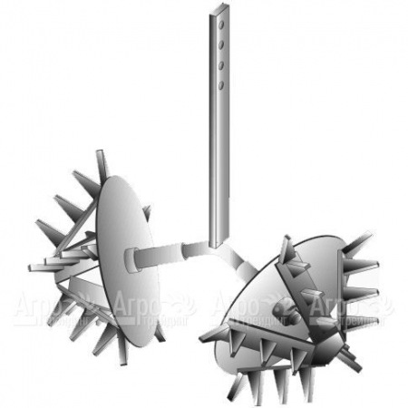 Рыхлитель однорядный без сцепки "Ёж" для мотоблоков Целина  в Волгограде