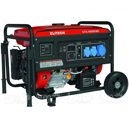 Бензогенератор Elitech СГБ 8000ЕМК 6 кВт  в Волгограде