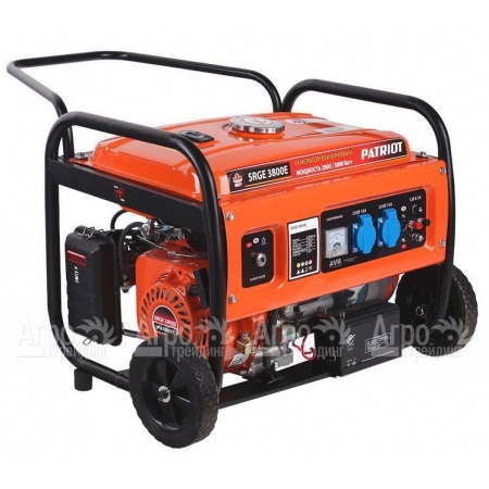 Бензогенератор Patriot SRGE 3800E 2.8 кВт  в Волгограде