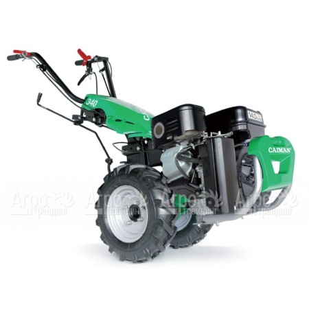 Мотоблок Caiman 340 с пневмоколесами 5x10, тормозами и дифференциалом многофункциональный  в Волгограде