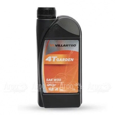 Масло моторное летнее Villartec 4T Garden SAE W-30, 1 л для 4-х тактных двигателей в Волгограде