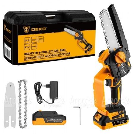 Аккумуляторная пила DEKO DKCHS 20-6 PRO 6" в кейсе в Волгограде