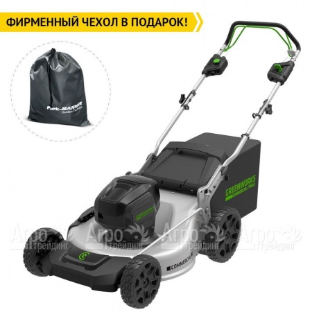 Газонокосилка аккумуляторная GreenWorks GC82LM51SP (без батареи и зарядного устройства)  в Волгограде