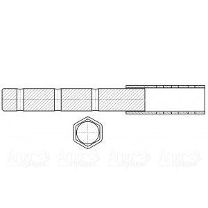 Удлинитель 010618 для мотоблоков Целина в Волгограде