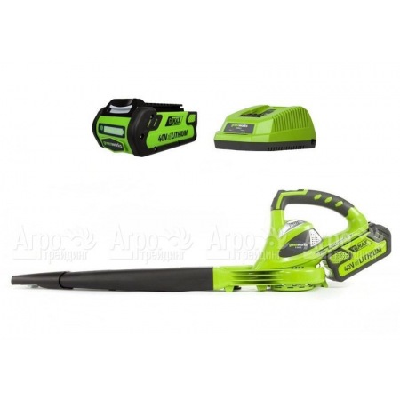 Воздуходувка аккумуляторная GreenWorks G-Max G40BL K 40V 223 км/ч  в Волгограде