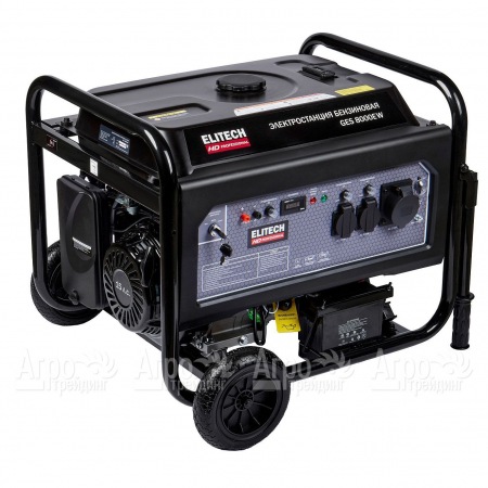 Бензогенератор Elitech GES 8000EW 6 кВт  в Волгограде